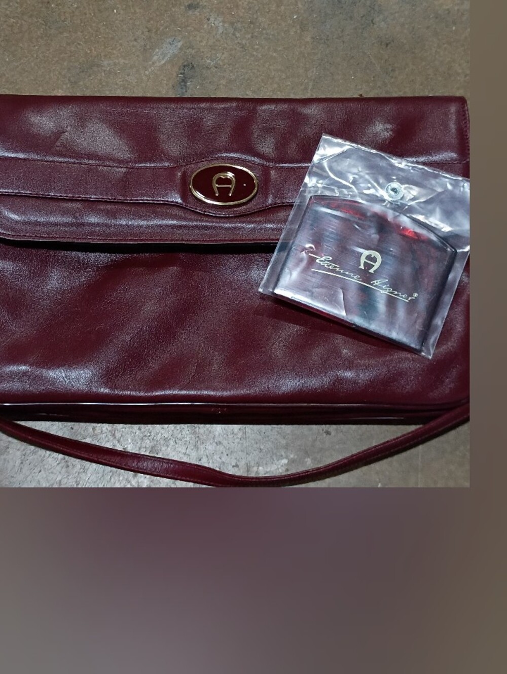Vintage Etienne Aigner Handbag/Mirror